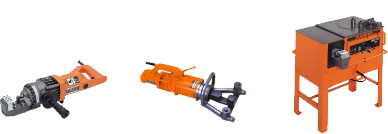 BAR BENDERS & REBAR CUTTERS - High Speed and Heavy Duty